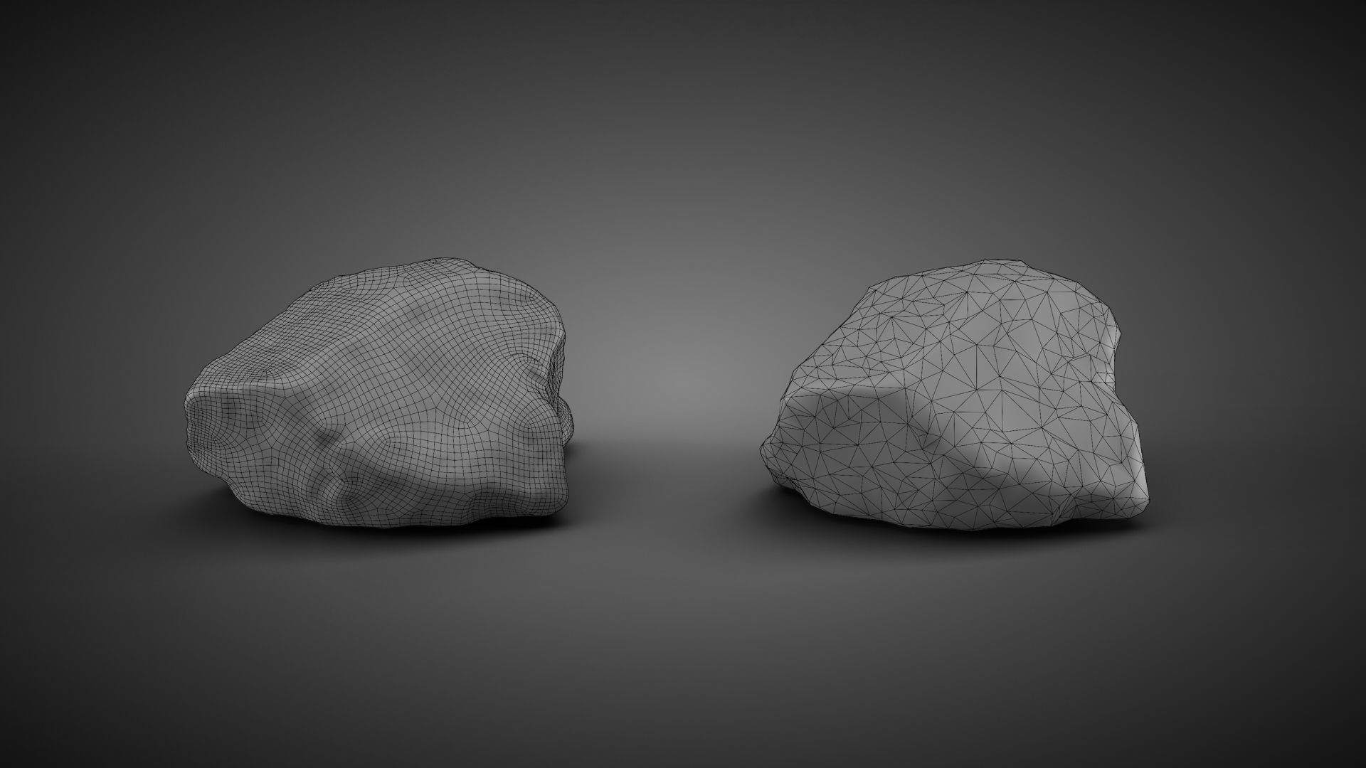 9 Scan Stones Low-poly 3D model_25