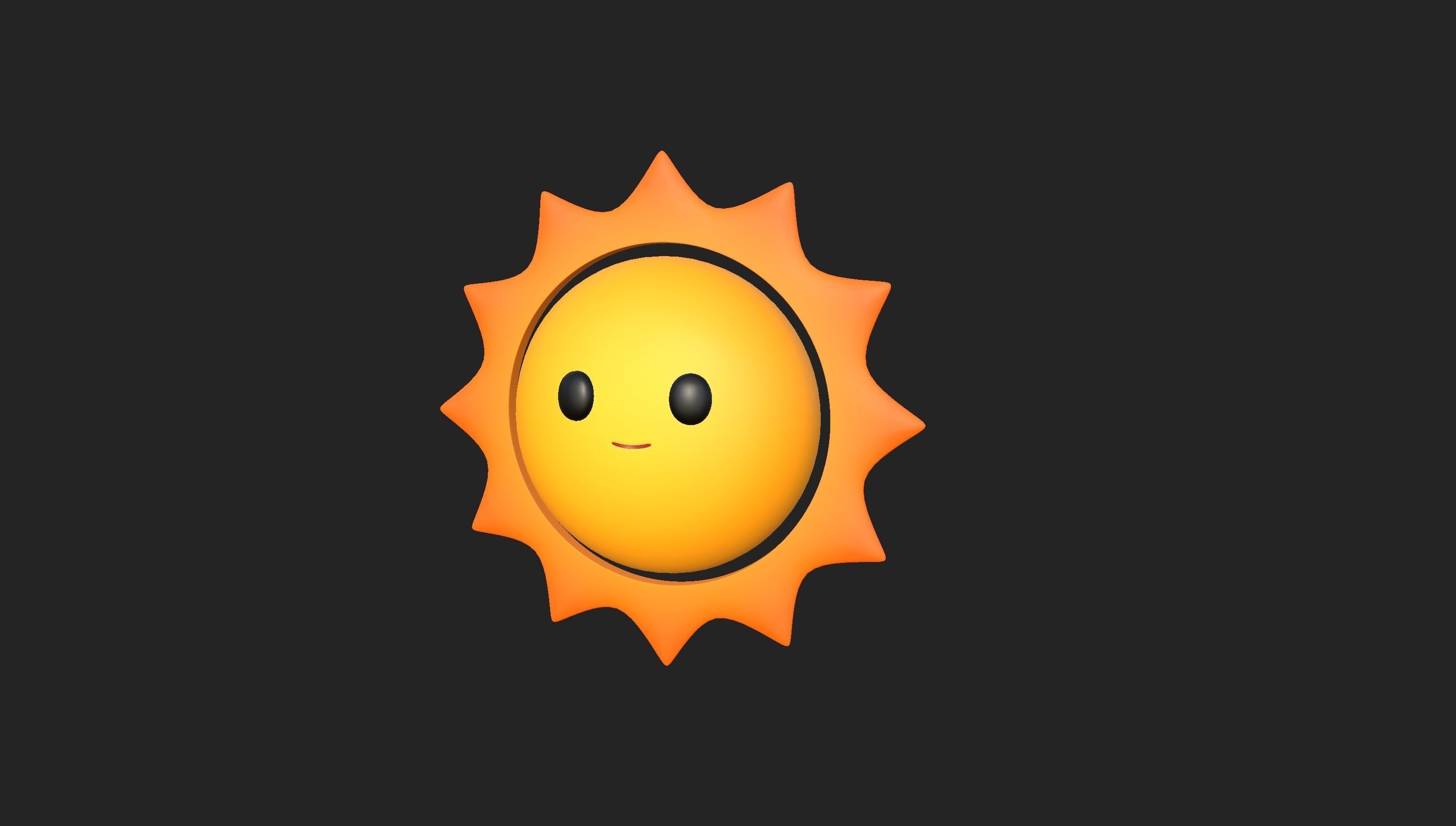 Character223 Sun 3D model_27