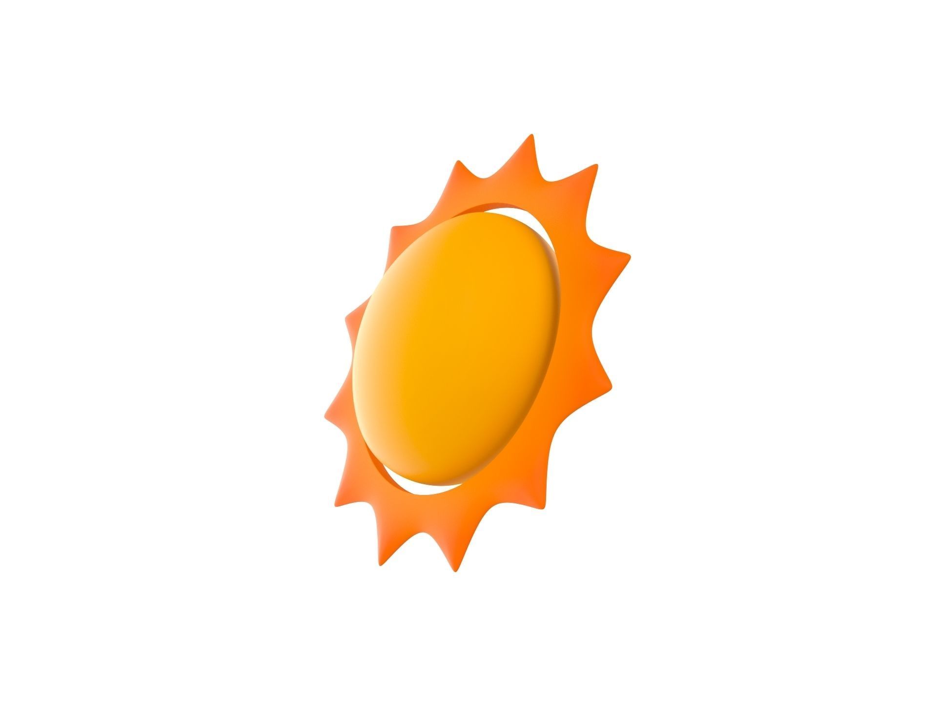 Character223 Sun 3D model_4