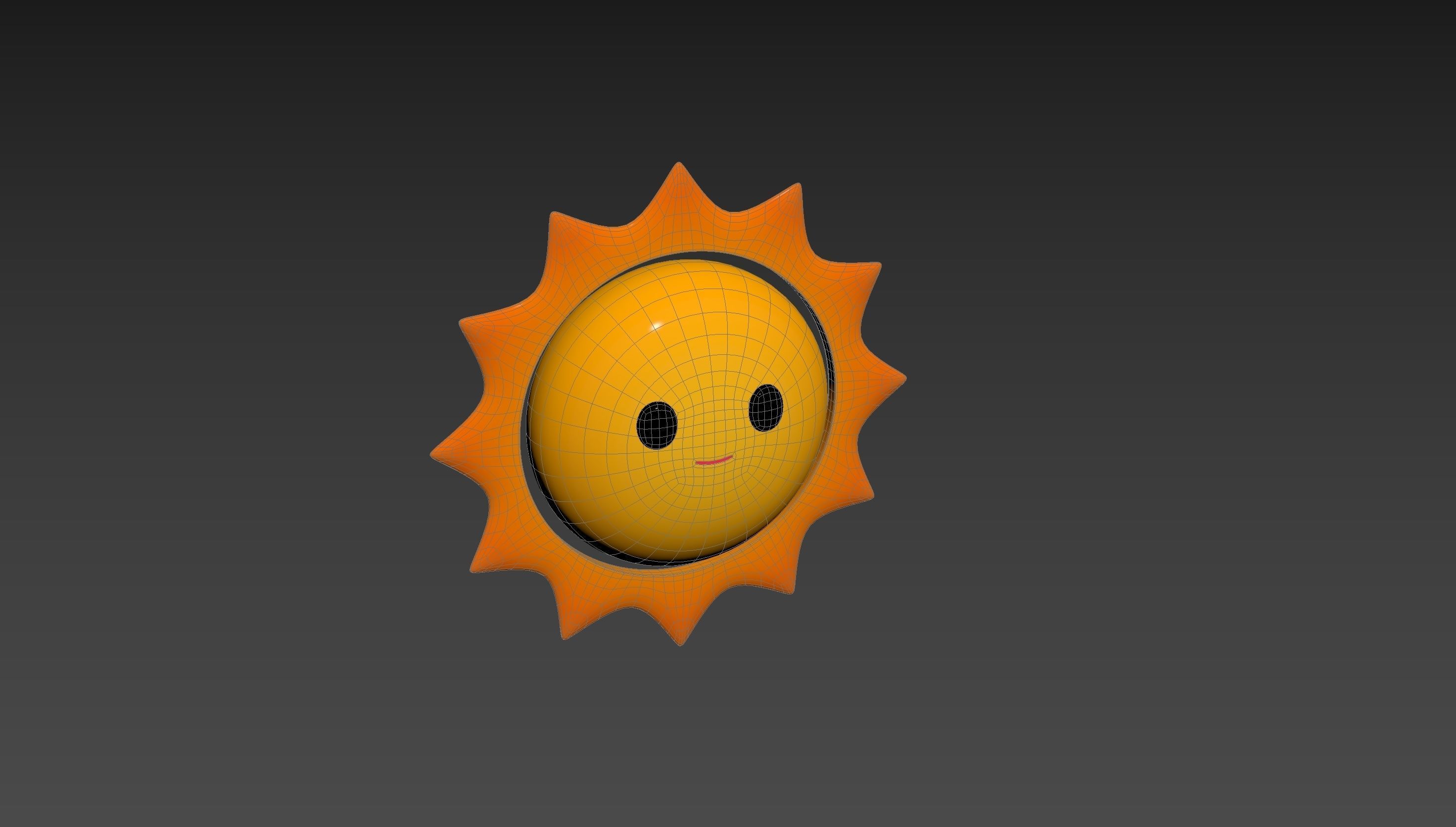 Character223 Sun 3D model_14