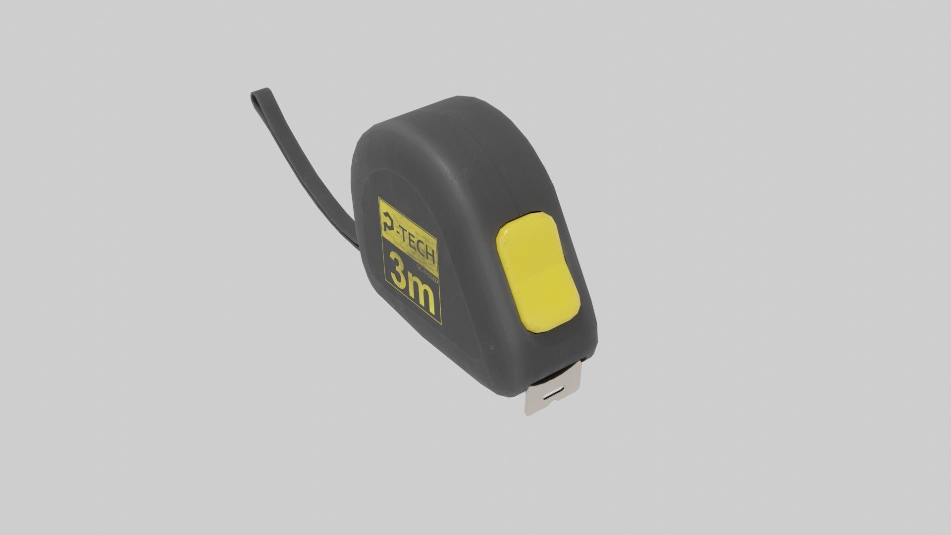 Measuring tape 3D model_1