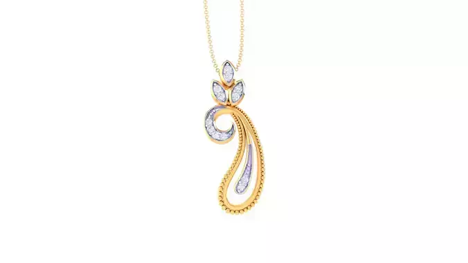 Women Pendant 3dm STL OBJ FBX Renders Details