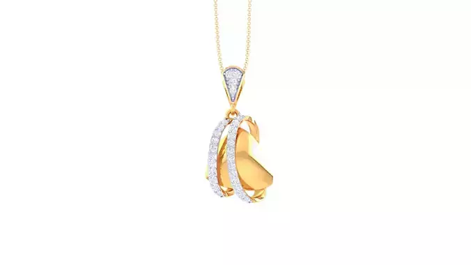 Women Pendant 3dm STL OBJ FBX Renders Details