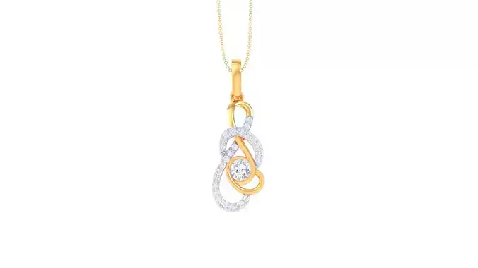 Women Pendant 3dm STL OBJ FBX Renders Details