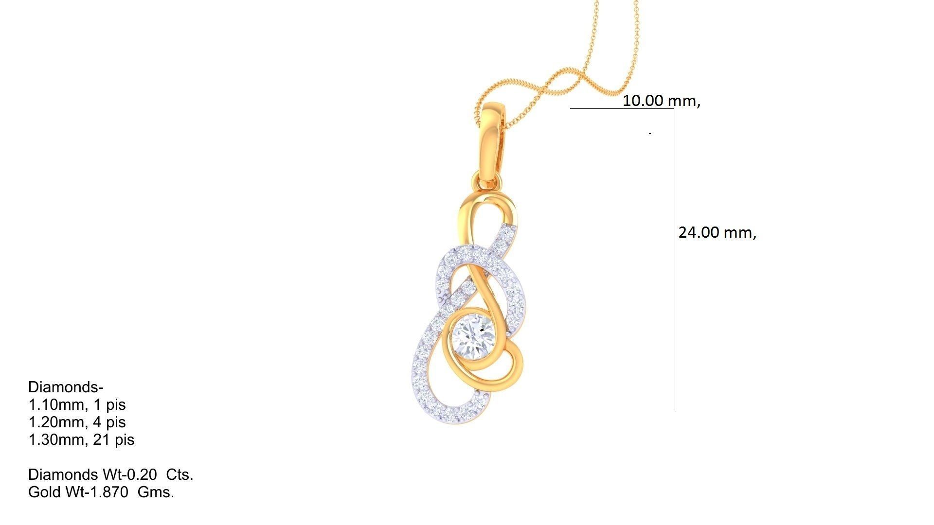 Women Pendant 3dm STL OBJ FBX Renders Details 3D print model_2