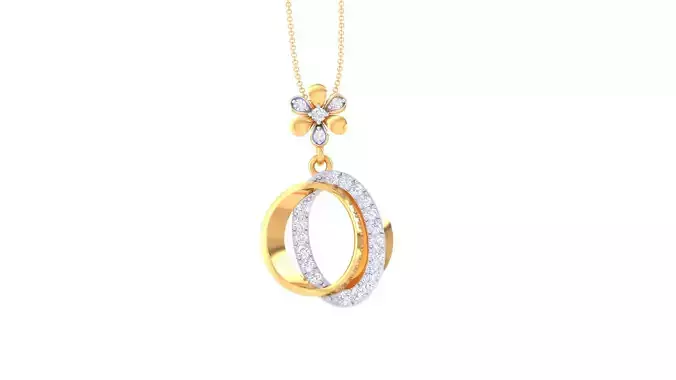 Women Pendant 3dm STL OBJ FBX Renders Details