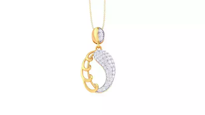 Women Pendant 3dm STL OBJ FBX Renders Details