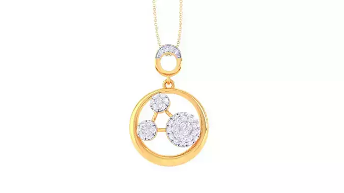 Women Pendant 3dm STL OBJ FBX Renders Details