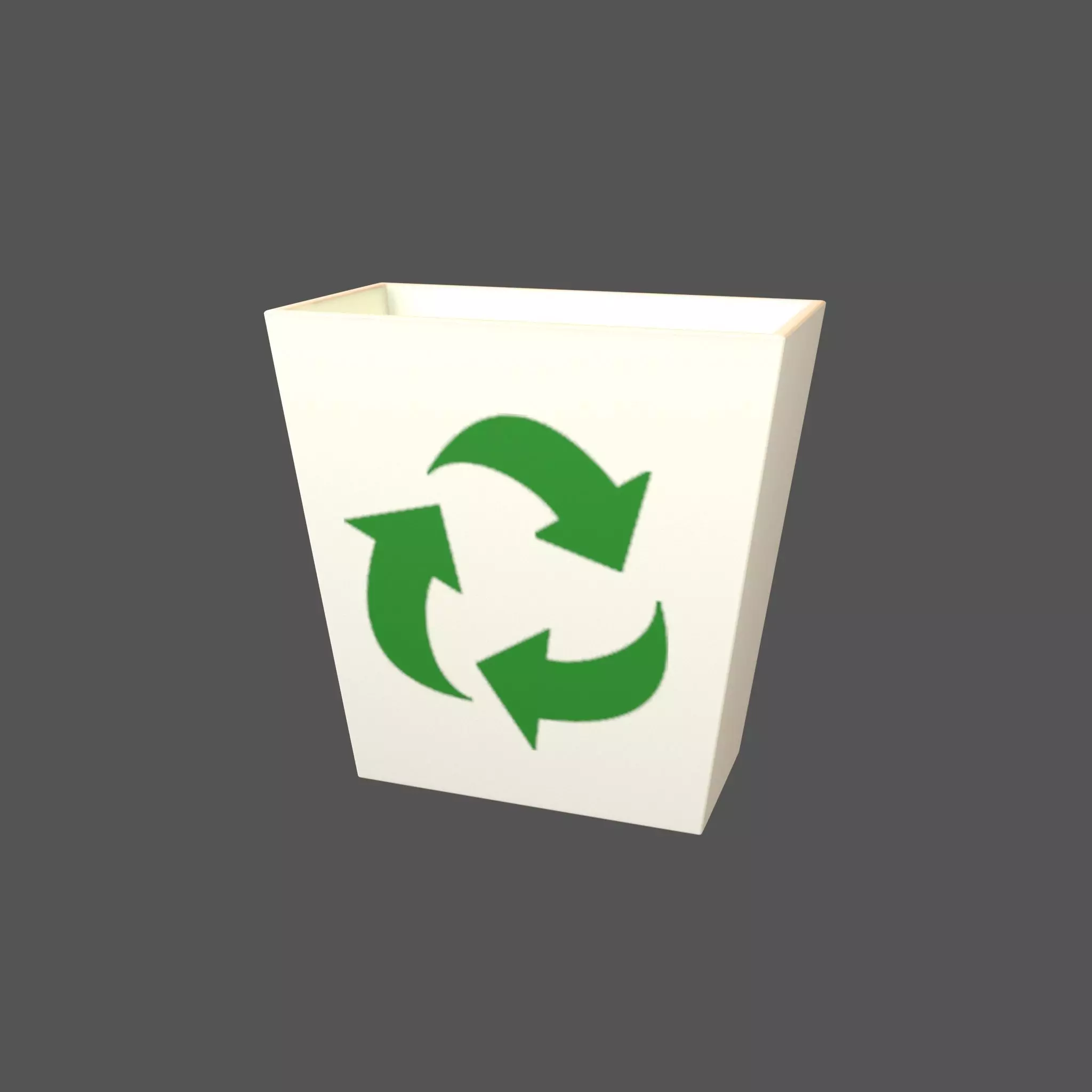 Windows 98 System Rubbish Bin Icon v1 001 Low-poly 3D model_0
