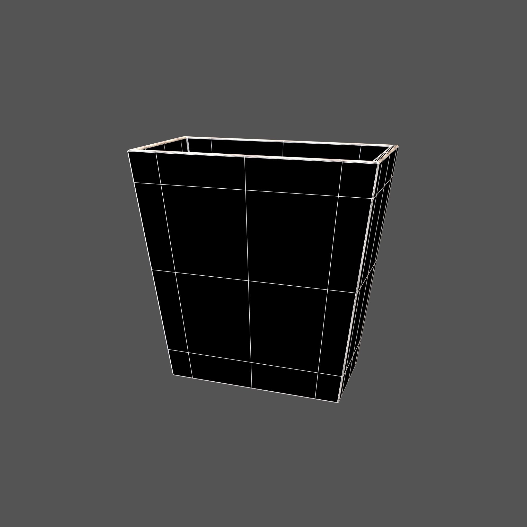 Windows 98 System Rubbish Bin Icon v1 001 Low-poly 3D model_4