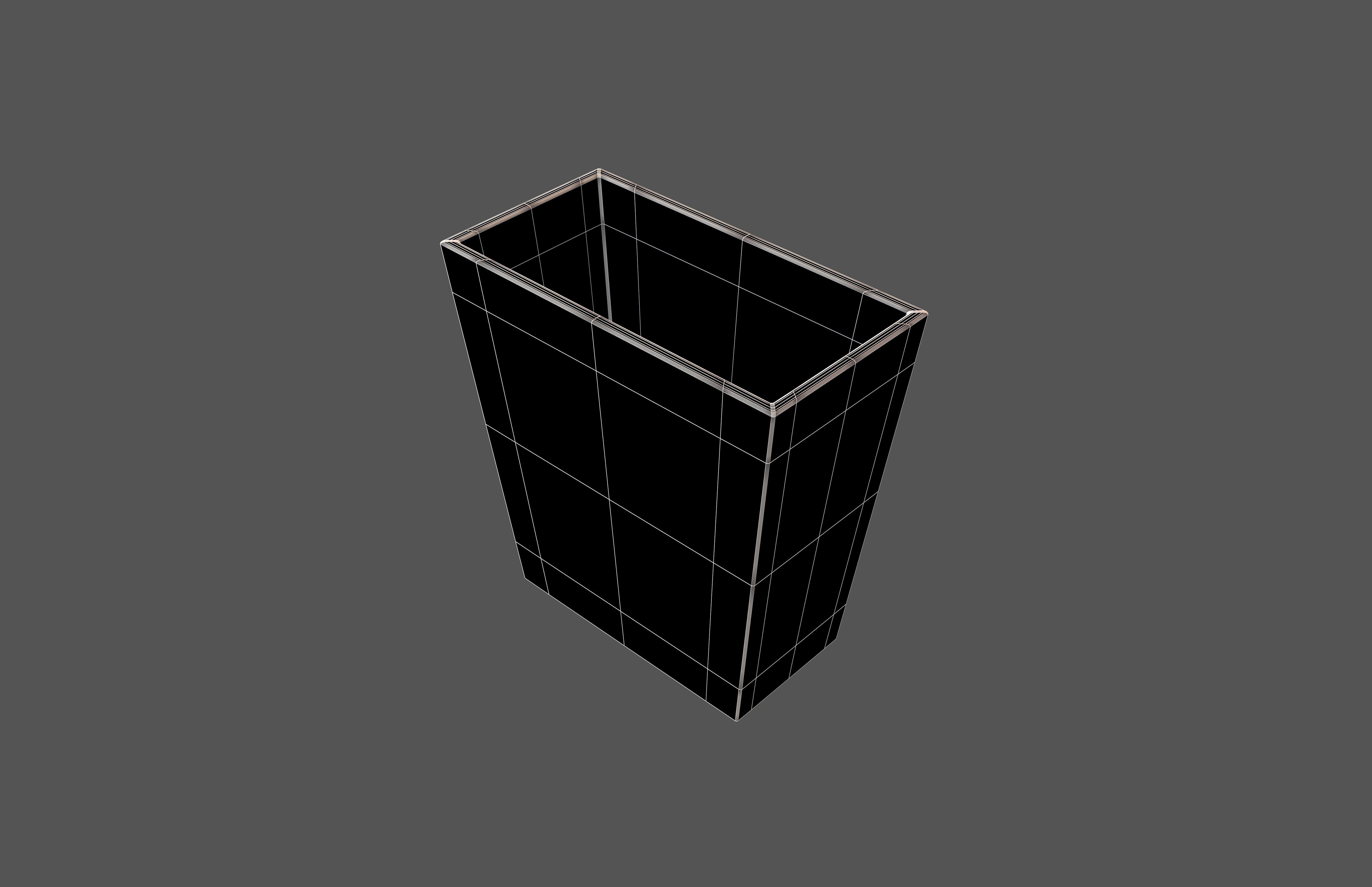 Windows 98 System Rubbish Bin Icon v1 001 Low-poly 3D model_6
