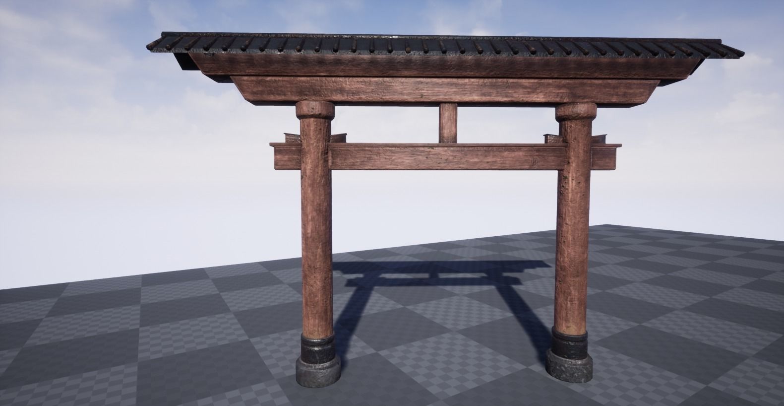 Torii Gates Low-poly 3D model_15