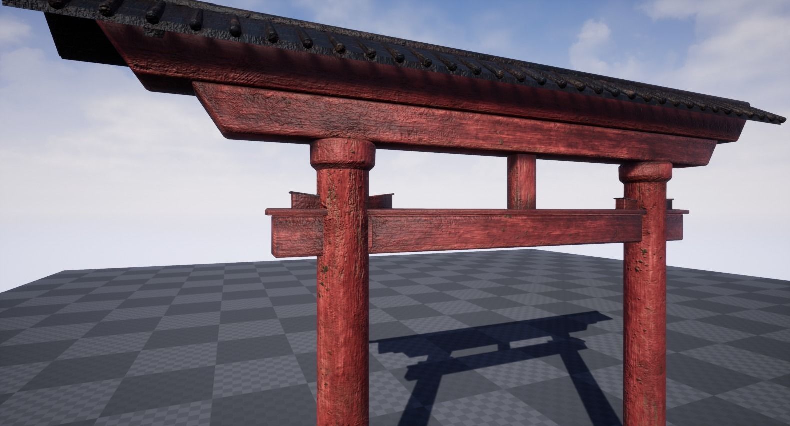 Torii Gates Low-poly 3D model_8