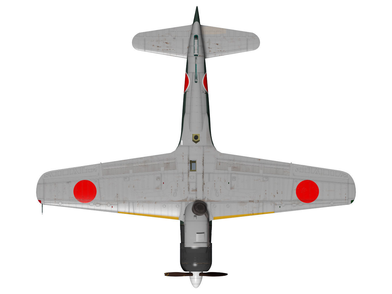 Nakajima C6N Saiun Kai MYRT 3D model_12