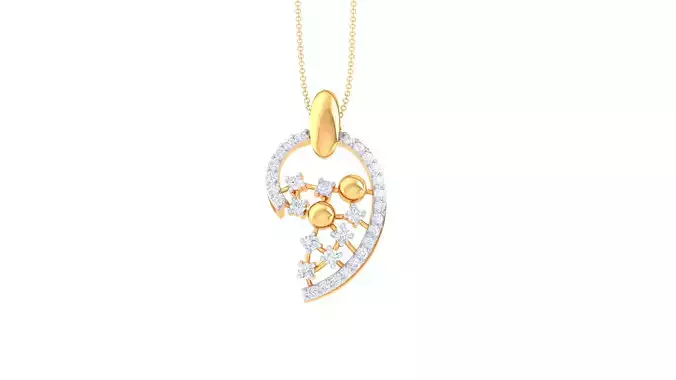 Women Pendant 3dm STL OBJ FBX Renders Details