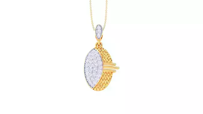 Women Pendant 3dm STL OBJ FBX Renders Details