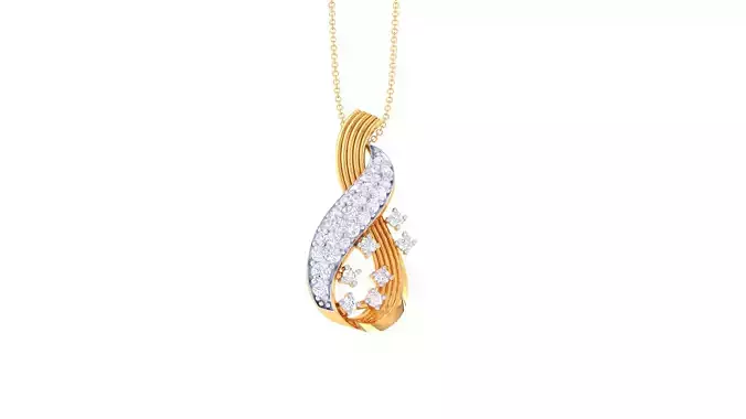 Women Pendant 3dm STL OBJ FBX Renders Details
