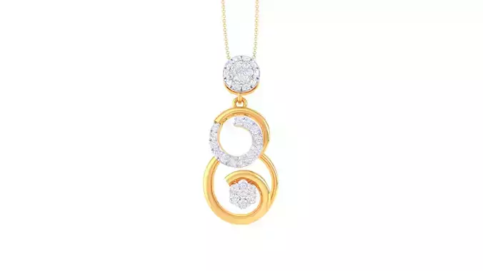 Women Pendant 3dm STL OBJ FBX Renders Details