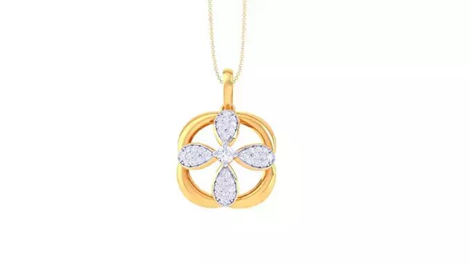 Women Pendant 3dm STL OBJ FBX Renders Details