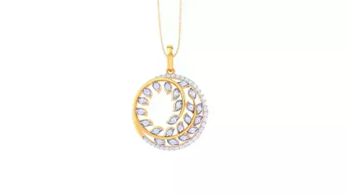 Women Pendant 3dm STL OBJ FBX Renders Details