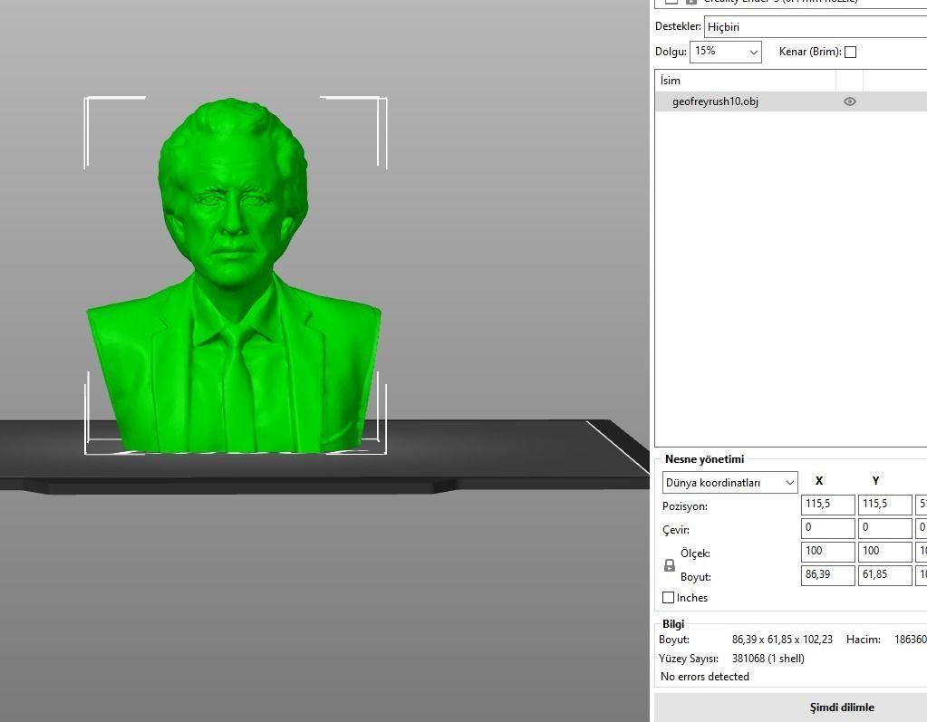 Geoffrey Rush 3D print model_7