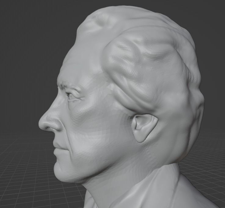 Geoffrey Rush 3D print model_16