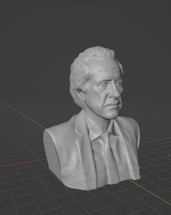 Geoffrey Rush 3D print model_3