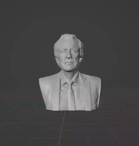 Geoffrey Rush 3D print model