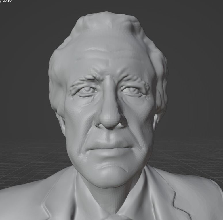Geoffrey Rush 3D print model_21