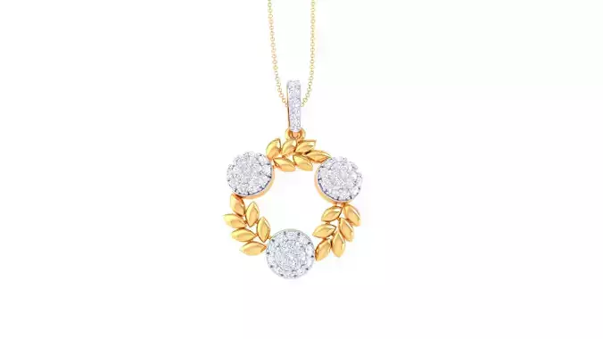 Women Pendant 3dm STL OBJ FBX Renders Details