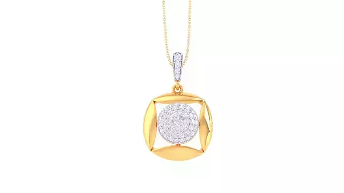 Women Pendant 3dm STL OBJ FBX Renders Details