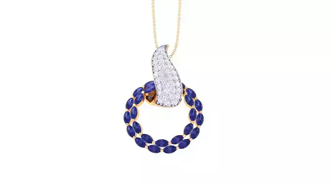 Women Pendant 3dm STL OBJ FBX Renders Details