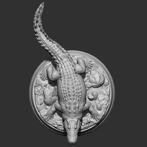CROCODILE 3D print model 6
