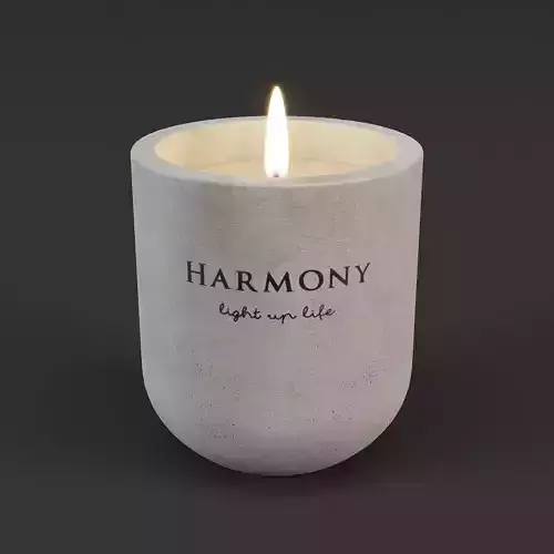 Candle BOSSE - D8xH9cm - JYSK 3D model