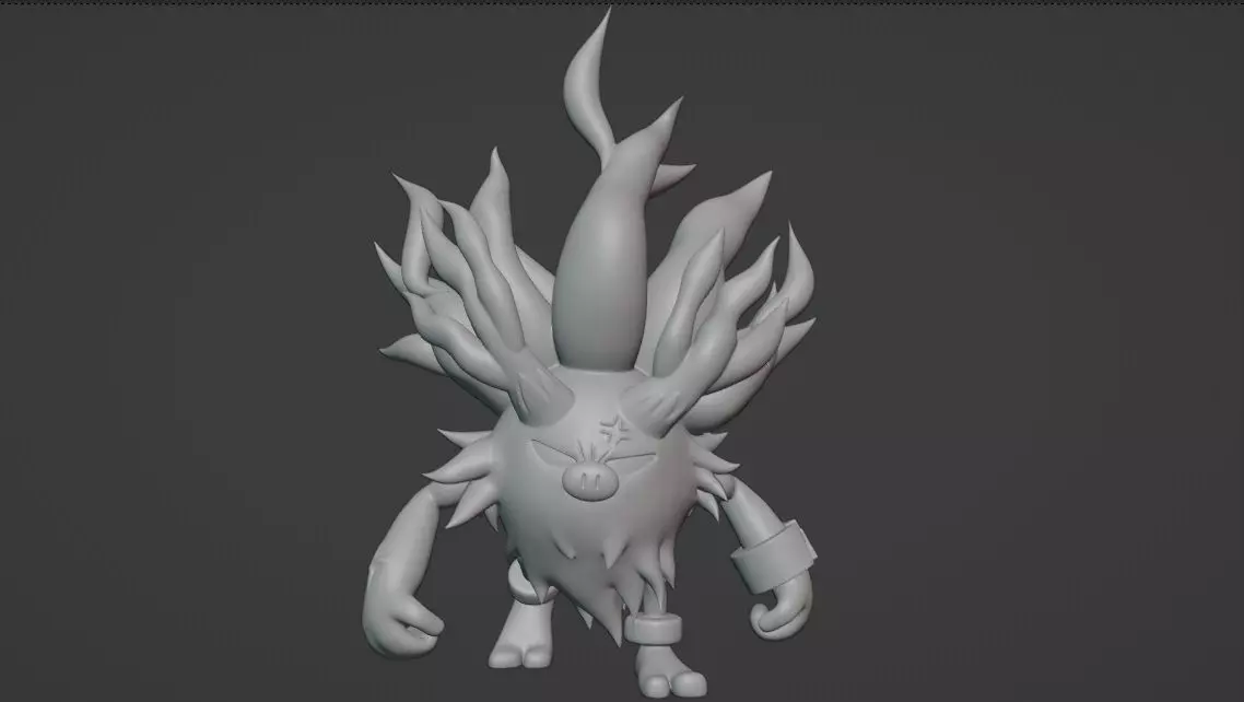 Pokemon Annihilape 3D print model 3D print model_0