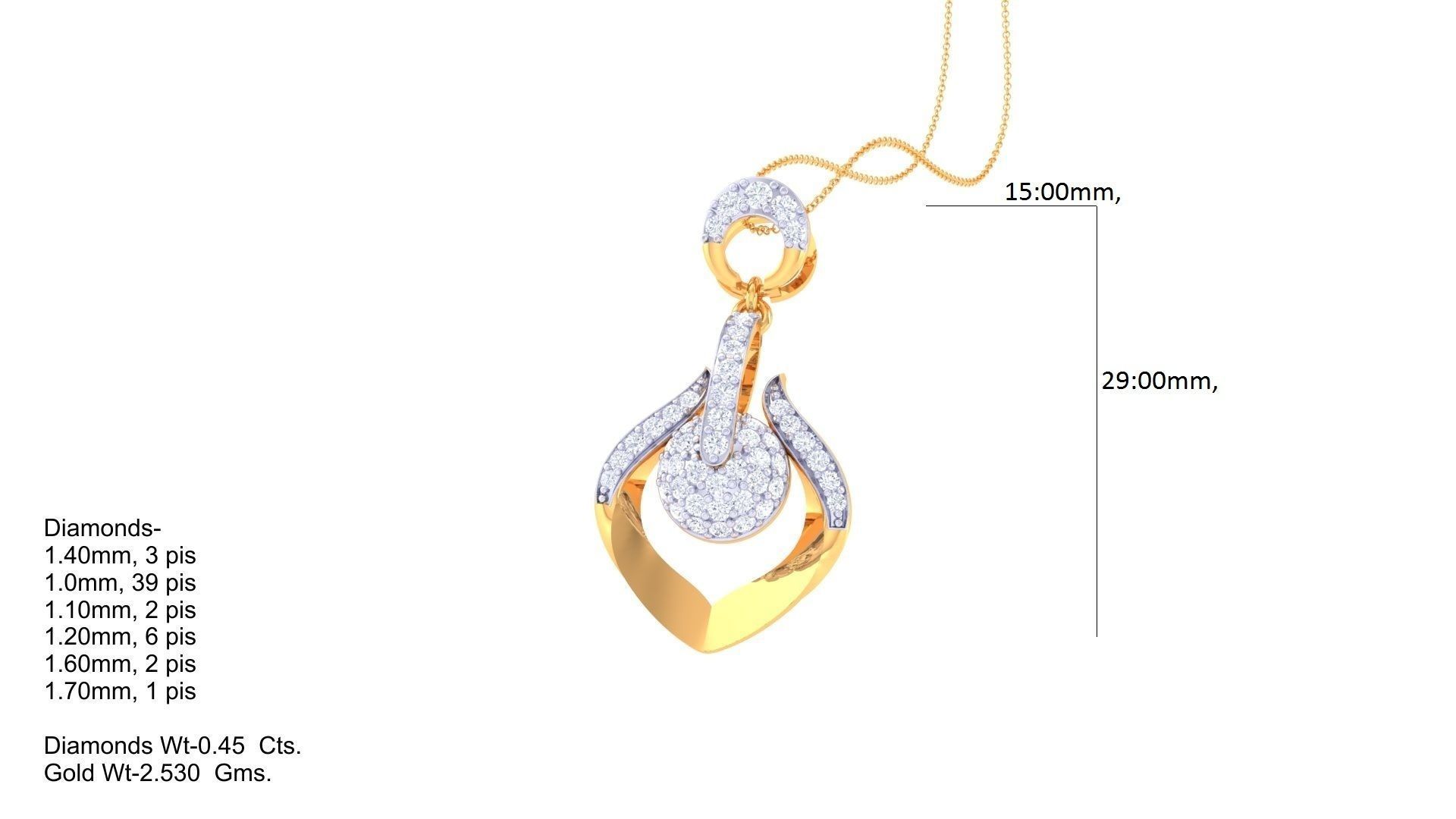Women Pendant 3dm STL OBJ FBX Renders Details 3D print model_2