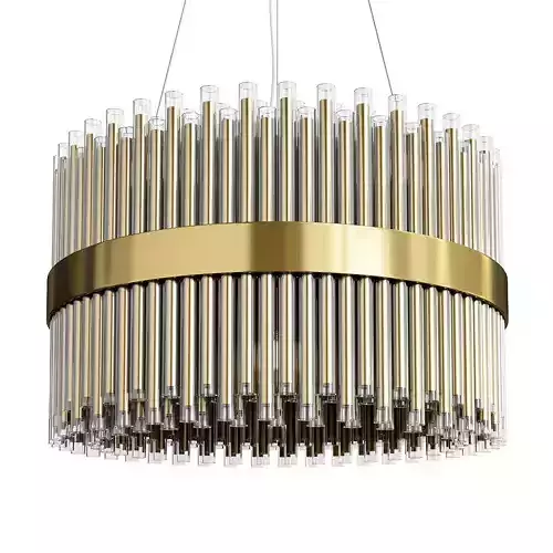Gladwin Round Glass Tubes Chandelier
