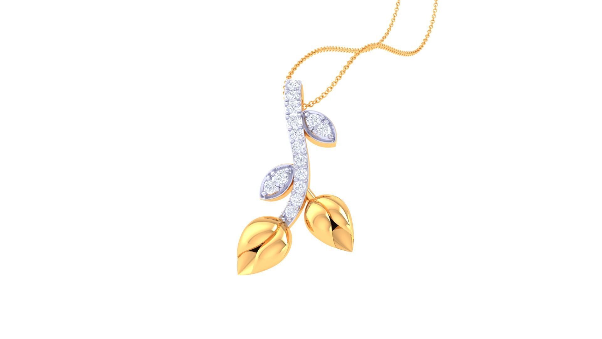 Women Pendant 3dm STL OBJ FBX Renders Details 3D print model_3