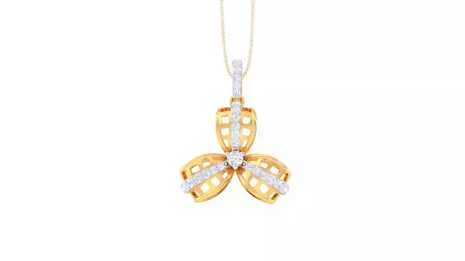 Women Pendant 3dm STL OBJ FBX Renders Details