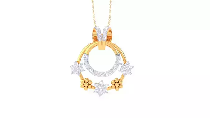 Women Pendant 3dm STL OBJ FBX Renders Details