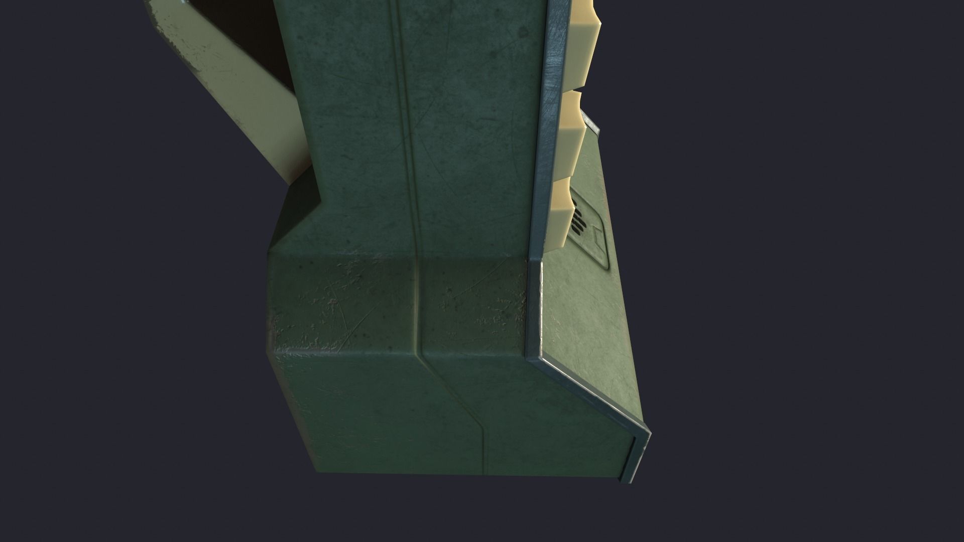 Styled retro fallout phone AAA  Low-poly 3D model_23