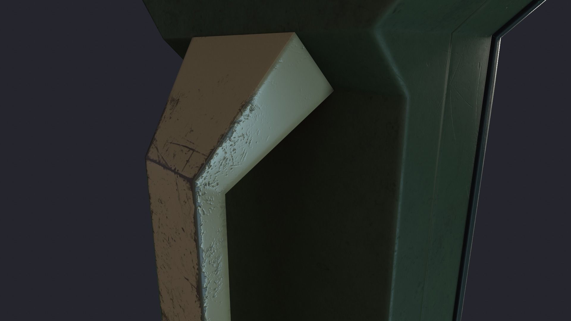 Styled retro fallout phone AAA  Low-poly 3D model_30