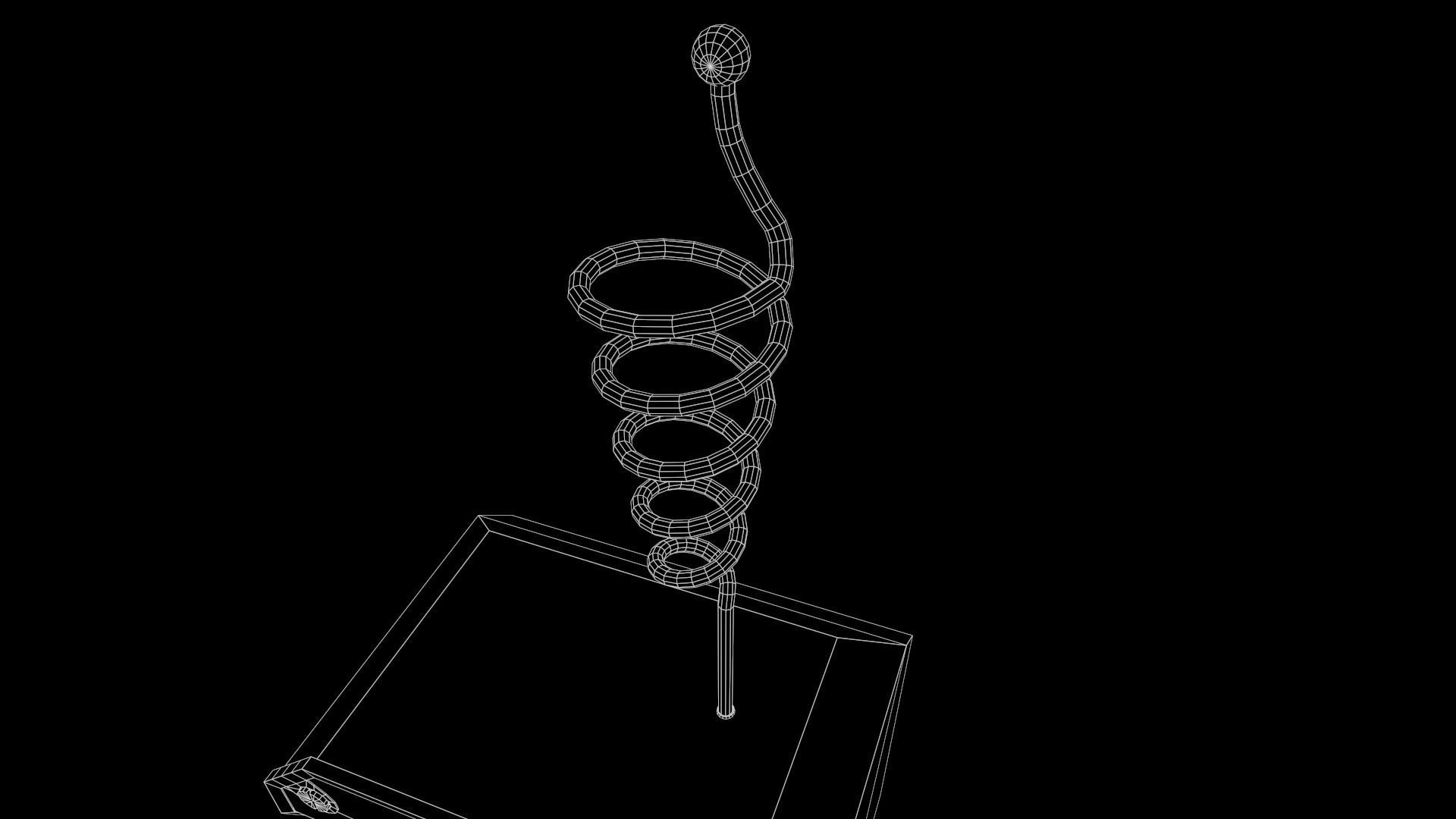 Styled retro fallout phone AAA  Low-poly 3D model_35