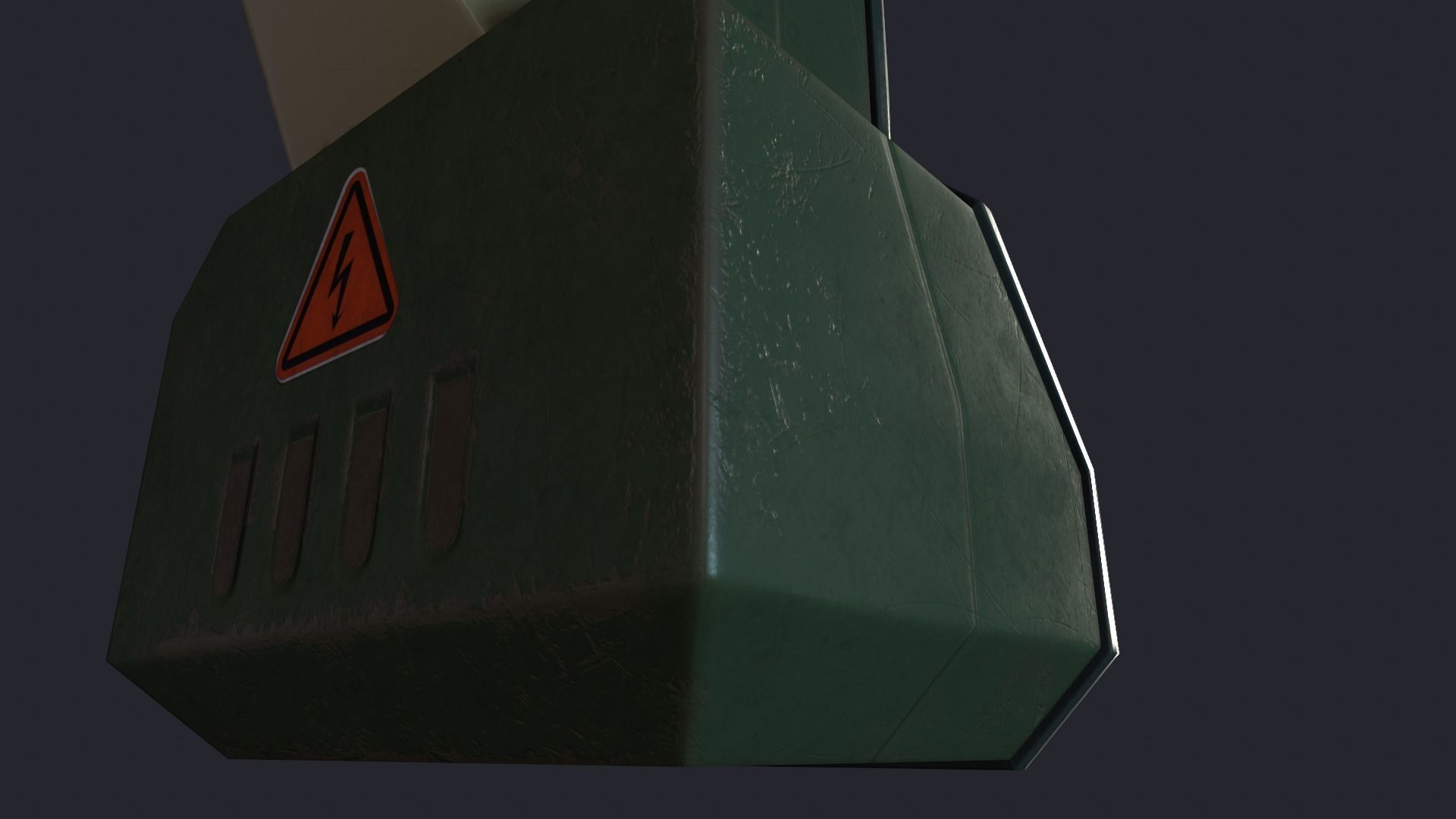 Styled retro fallout phone AAA  Low-poly 3D model_24