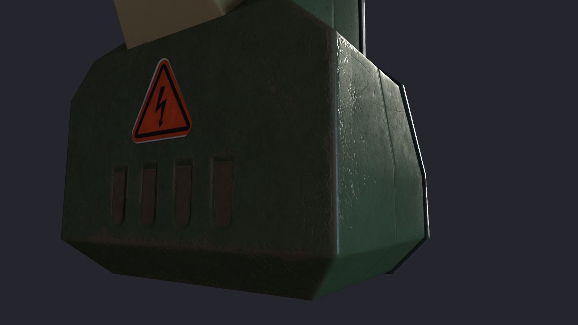 Styled retro fallout phone AAA  Low-poly 3D model_31