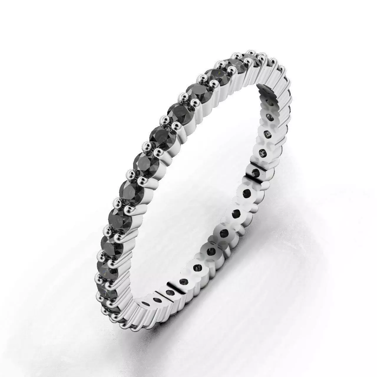 ETERNITY Ring Round 1 6mm 3D print model_0