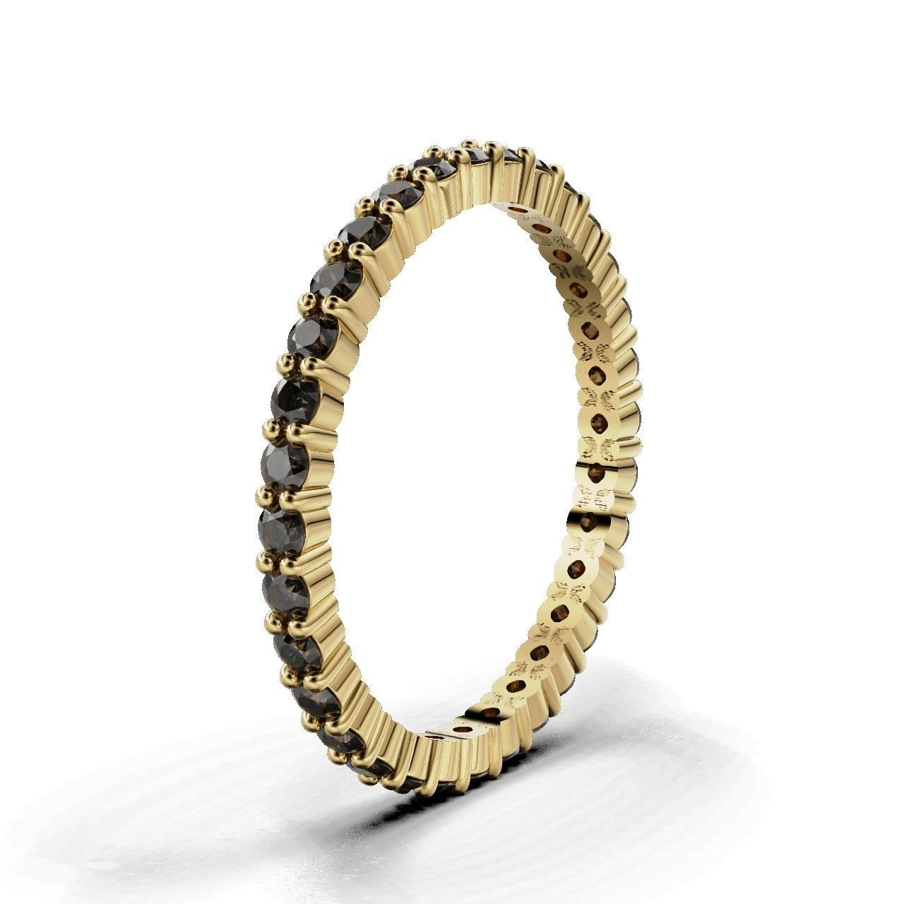 ETERNITY Ring Round 1 6mm 3D print model_14