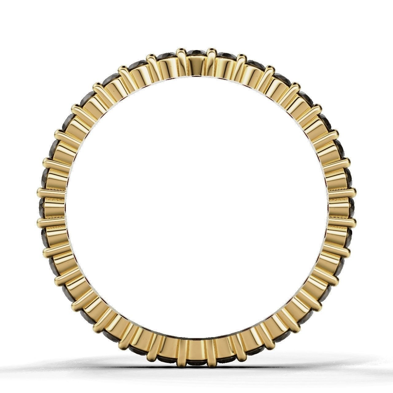 ETERNITY Ring Round 1 6mm 3D print model_9