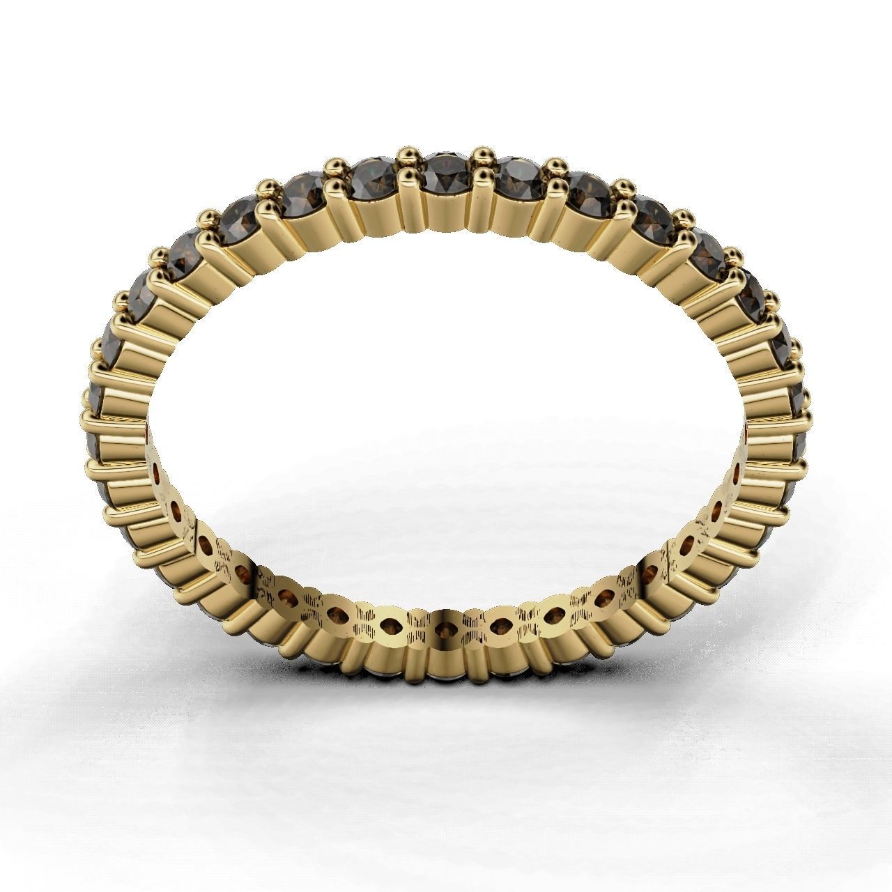 ETERNITY Ring Round 1 6mm 3D print model_8