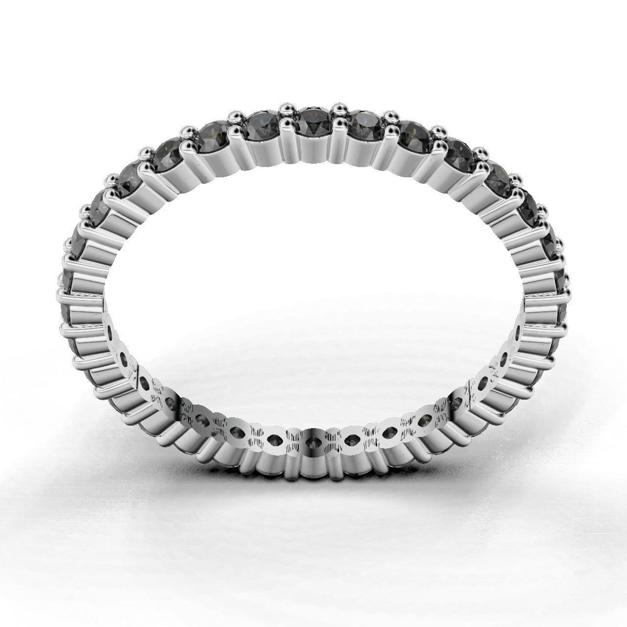 ETERNITY Ring Round 1 6mm 3D print model_7